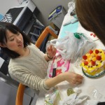 Yumi at work
